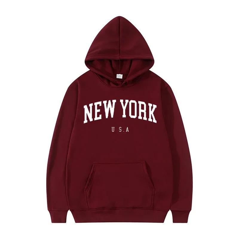 Men's and Women's Hooded Fashion Letter Trend Pattern Sweatshirt Loose Casual Jumper Sportswear
