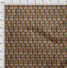 oneOone Georgette Viscose Light Gray Fabric Geometric  Diy Clothing Quilting Fabric Print Fabric By Yard 42 Inch