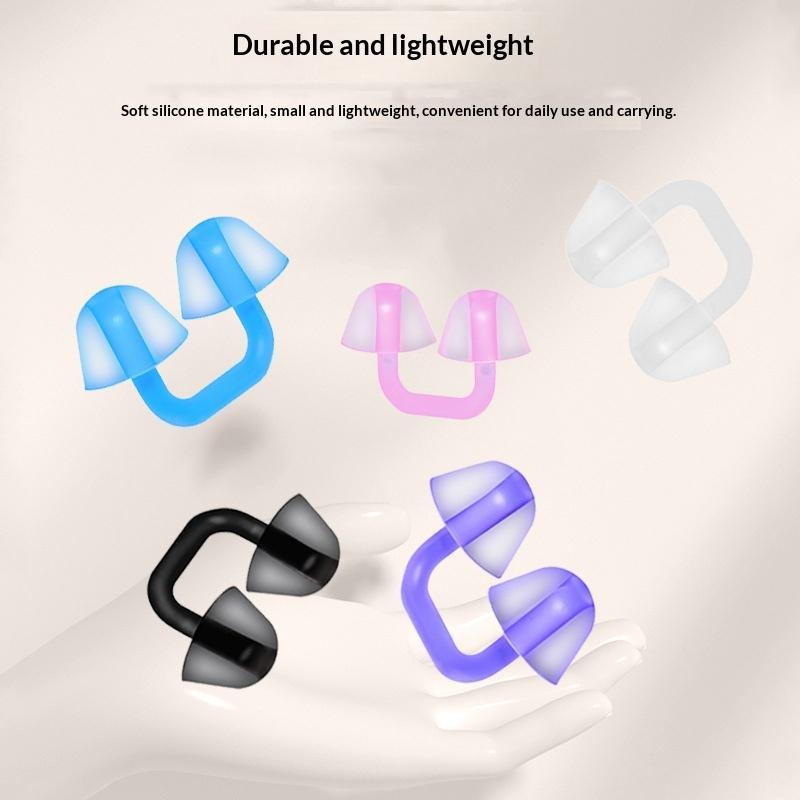 Swimming Nose Clips Odorless Silicone Waterproof Non-Slip Nose Plugs for Adult Kids Pool Snorkeling Diving