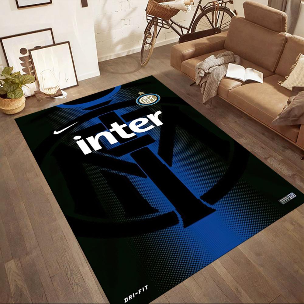 Inter Milan Floor Mat Suitable For Foyer Outdoor Decorate Room Entryway Antislip Rug Anime Office Decor Luxury Gift For Birthday Christmas Wedding