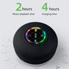 2025 Bathroom Waterproof Wireless Led Bluetooth Speaker Large Suction Cup Mini Portable Speaker Outdoor Sports Stereo Speaker
