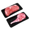 Stuffed Dog Toy Realistic Steak Squeak Chew Toy for Small Medium Dogs