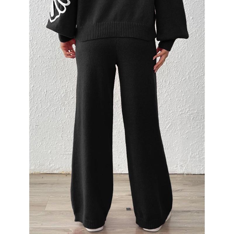 Trousers Women's Pants Casual Wide-leg Pants High Waist Straight-leg Pants Wide-leg Pants Autumn and Winter Wool Pants Women