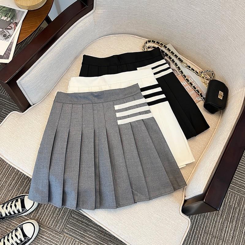 Girls' Pleated Skirt - Stylish Academy Style (2026 Spring/Summer/Autumn)