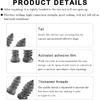 21 PCS Tire Repair Nails Kit, Self-Service Vacuum Tire Repair Spiral Rubber Screws Fast Tool with Screwdriver, Emergency Tyre Repair Nail Kit with