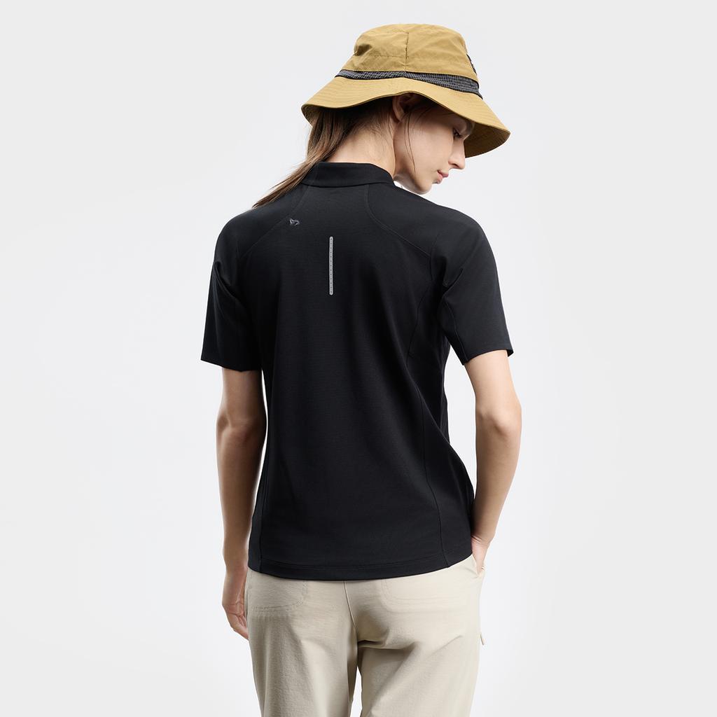 New FILA T Shirt Women's Pitch Black A11W437112FBK