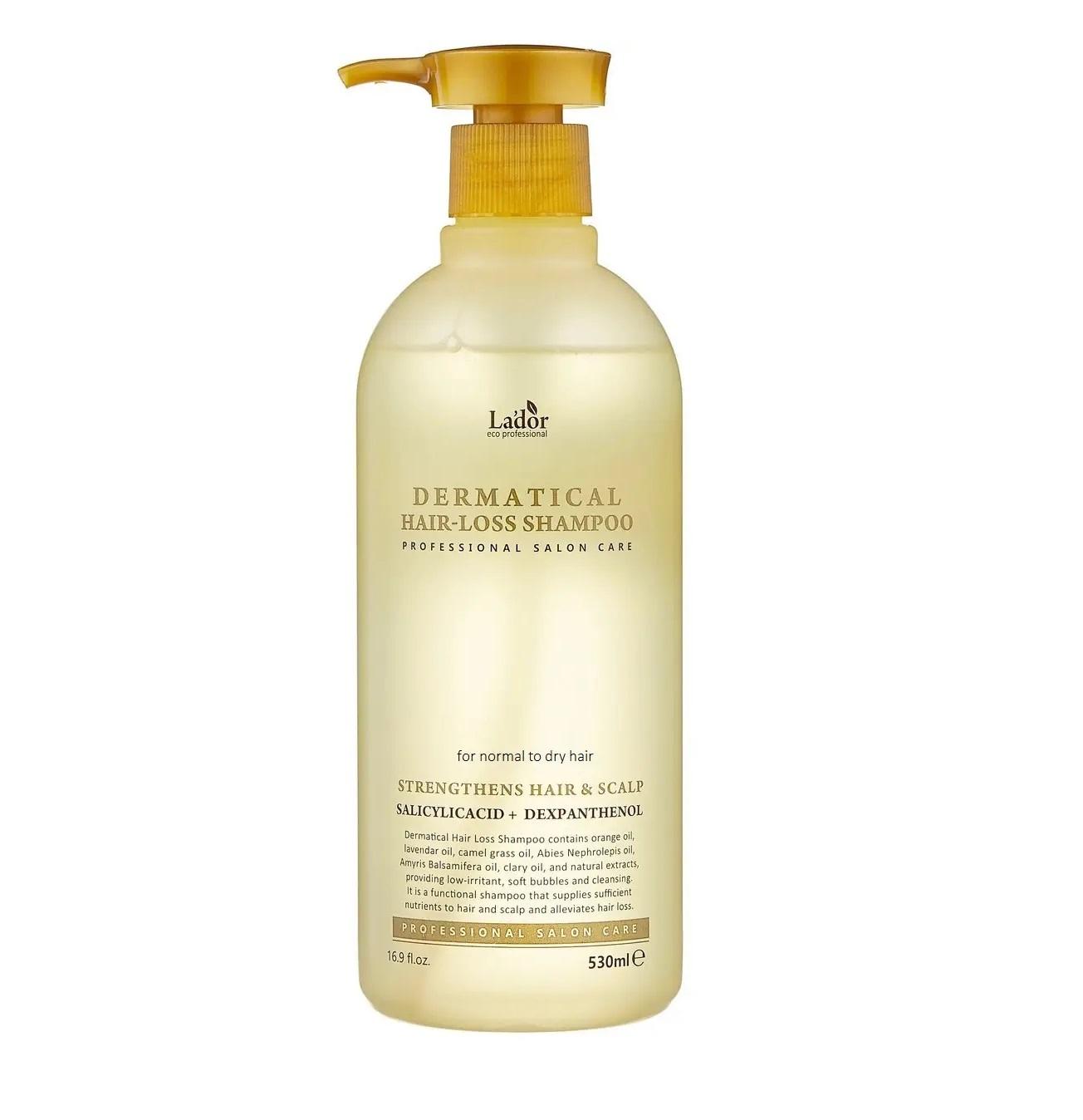 

Шампунь проти випадіння волосся Dermatical Hair-Loss Shampoo Lador 530 мл