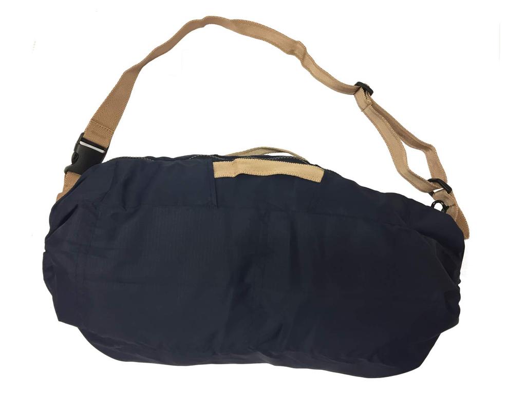 Marna Shupatto Shoulder bag that can be folded in one S435NV 2-Way Bag, Navy, Eco-friendly go,