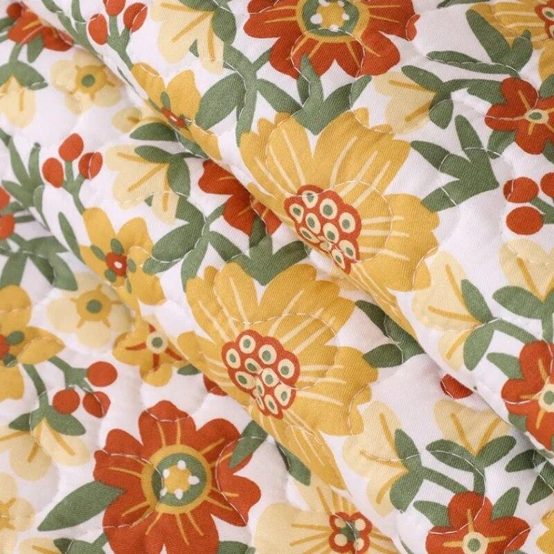 Baumwolle Ländlich Floral Couchkissen Bequem Atmungsaktiv Rutschfest Sofa Handtuch Vielseitig Hochwertig Weich Wohnzimmer Dekoration