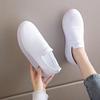 Damen Dicker Sohle Netz Kleine Weiße Schuhe Frühling Sommer Neu Runde Zehenpartie Zum Hineinschlüpfen Leicht Atmungsaktiv Freizeit Turnschuhe Laufschuh