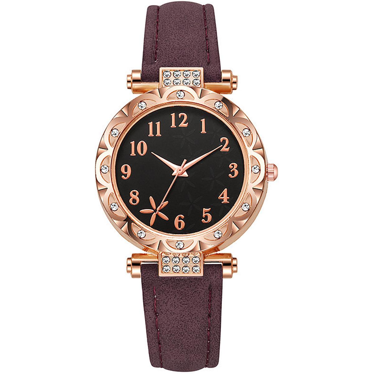 

1 шт. - Модные кварцевые женские часы, подходящие для всех случаев и праздников