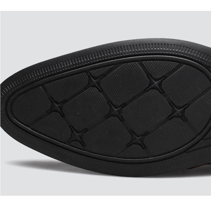 Spring Men Leather Shoe Carved Business Formal Dress British Style Large Size Men Shoe Hollowed Out Perforated Men Shoes