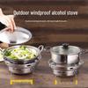 Naijiang Stainless Steel Alcohol Stove Hot Pot