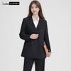 LUDIan Women's Relaxed Fit Long Sleeve Blazer