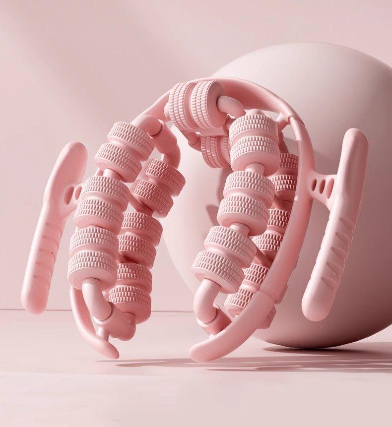 28-Wheel Calf Massager & Leg Slimming Yoga Roller