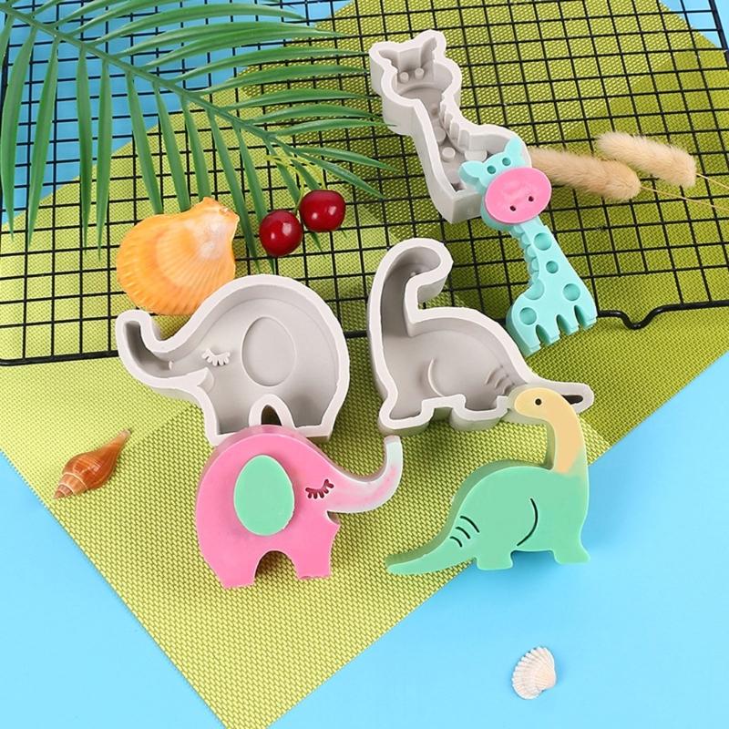 Animal Series Fondant Mold Biscuits Mold DIY Cartoon Press Baking Mold Birthday Cookie Tools Cake Decorating Tools