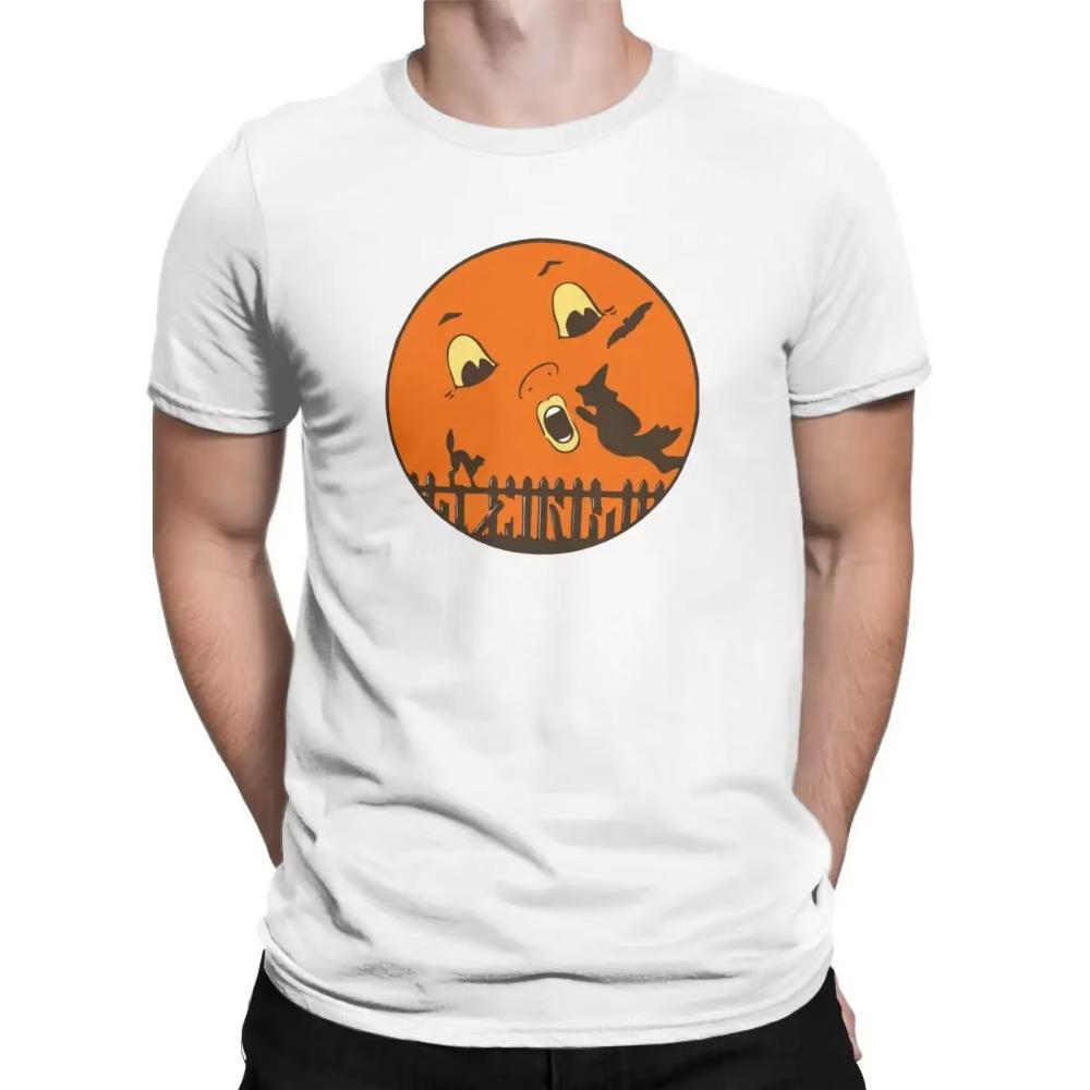 Treat Sam for Men Women Casual T Shirts Halloween Pumpkin Amazing Tops Male Summer Short Sleeve Tee Ropa Hombre
