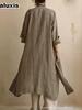 Summer Solid Wide Leg Pants Set Women Cotton Linen Fashion 3 Piece Outfit