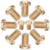 10 Stück Saxophonschrauben Alt Tenor Reparaturteile Holzblasinstrument Zubehör Messing Konstruktion Musiker Werkzeuge Musikalisch