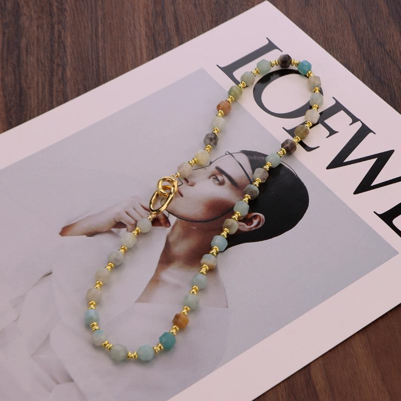Exquisite Women's Light Luxury Natural Amazonite Necklace