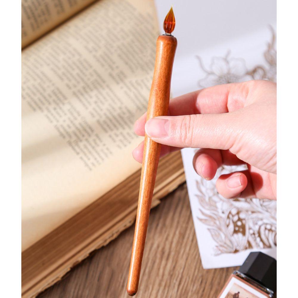 Line Pen Dip Pen Ink Holder Sealed Container Dipping Pen Storage Rack Tools Watercolor Painting