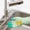 Silicone Dishwashing Cleaning Gloves Kitchen Supplies Anti Slip Convenient Long Dishwashing Gloves Reusable Durable Household