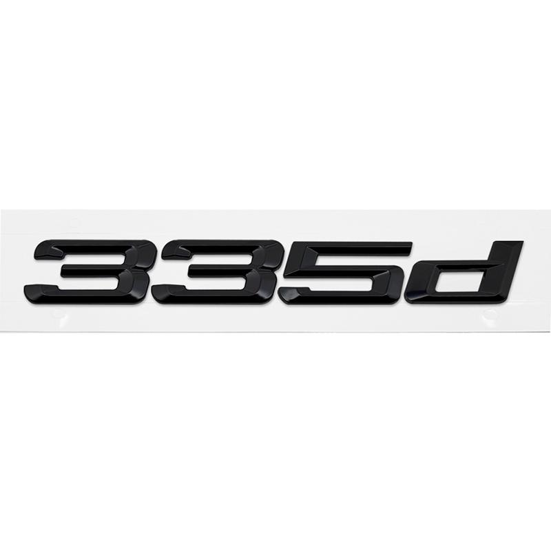3D ABS 320d 325d 328d 330d 335d 318d Car Trunk Letters Logo Badge Emblem Decals Sticker For E46 E90 F30 F31 F34