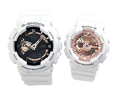 

[Casio] G-SHOCK Baby-G Pair Watch with Pair Box White GA-110RG-7A BA-110-7A1