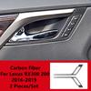 Carbon Fiber Stickers Car Interior Decorative Cover Trim Strips Decal Stickers For Lexus RX300 200 16-19 Car Styling