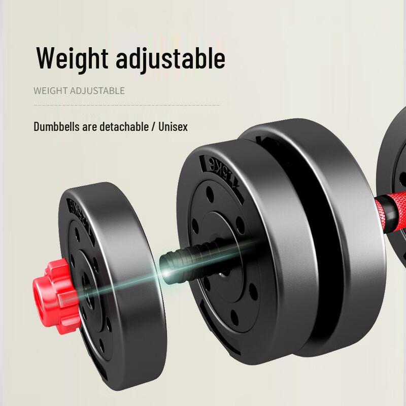 Shijian 40kg Adjustable Rubber Dumbbell Set