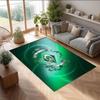 Tappeto in Velluto di Cristallo con Stampa Calcio Werder Bremen, Comodo Assorbente d'Acqua Antiscivolo Tappeto per Pavimenti Interni