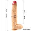 42cm Huge PVC Anal Plug Dildo Strap on Realistic Penis Dilator Adult Sex Toy for Couples Fisting
