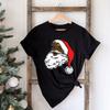 Cool Creative Black Santa Claus Trending Tee Christmas African American Xmas Gift Unisex Casual Allmatch Graphic Tshirts