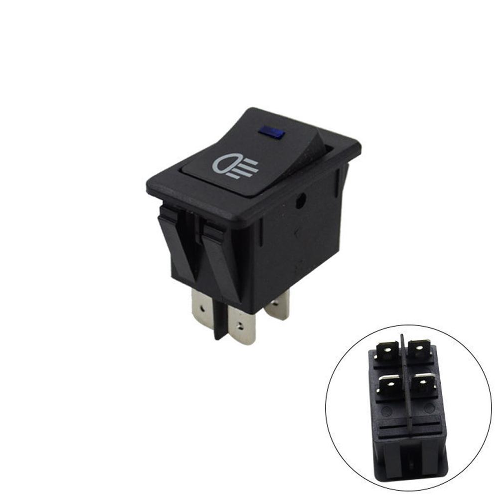 Universal Car Light Rocker Switch ON-OFF Fog Light Switch LED 12V 35A 4Pin Automobile and Motorcycle Accessories