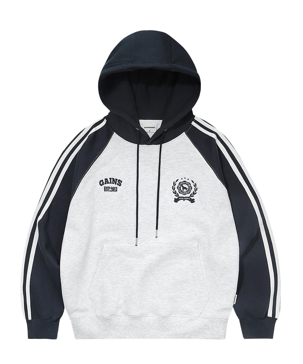 Худи с капюшоном Gainsboro Laurel Golden Track Raglan_Белый меланж See Main Text/S (Brushed)