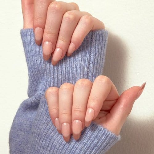 

MUZMAK Reusable Nail Tips Cafe Latte (Almond)