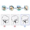 Kids Safety Helmet Knee Elbow Pad Set Boys Girls Head Protective Gear Set for Bicycle Cycling Skateboard Scooter Skating Helmet