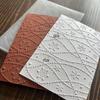 3D Textured Plastic Embossing Mold - Concave-Convex Template for DIY Journal Embossing, Set of 39.