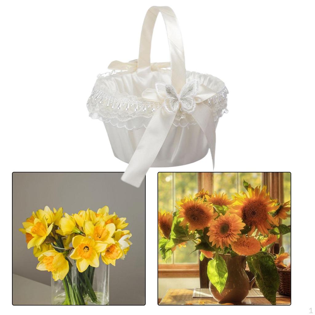 Elegant Wedding Basket for Romantic Occasions