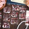 20pcs/lot Kawaii Stationery Stickers Deep In the Courtyard DIY Junk Journal Paper Planner Decorative Stickers