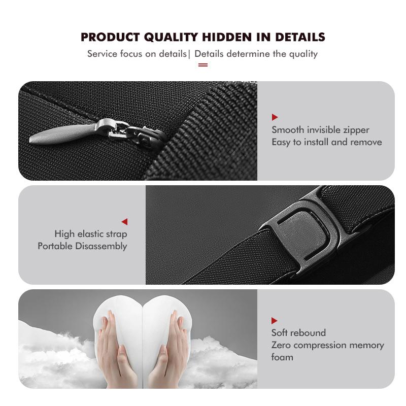 Car Seat Headrest Lumbar Rest Pad Neck Support Neck Pillow For BMW G30 G20 M3 M5 E91 E92 E93 E36 E70 X3 X4 X5 X1 E39 F30 NH8