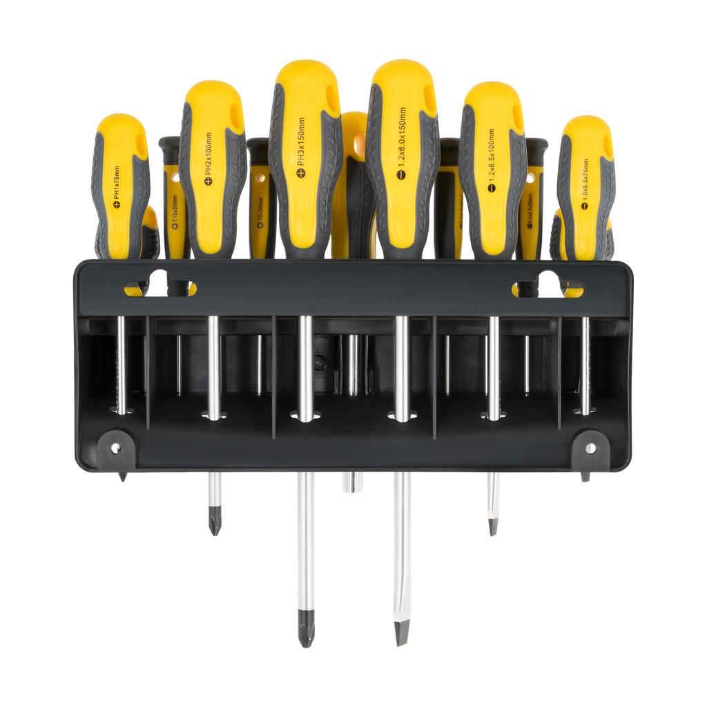 Rebel screwdriver set 11pcs durable set magnetic stand