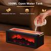 7 Farben Flammen Kamin Luftbefeuchter Haushalt Leiser Luftbefeuchter Desktop Intelligent Fernbedienung Aromatherapie Maschine