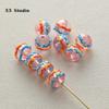 Pure Hand-painted Beads Stickers Diamonds Set Pearl Diy Jewelry Accessories Material Package Beads Car Pendant Cell Phone Chain Beads