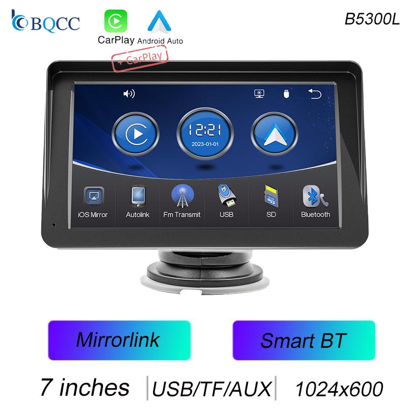 

BQCC B5300L 7 портативный автомобильный MP5-плеер беспроводной Android AUTO CarPlay TF USB AUX Mirrorlink автомобильная стереосистема BT FM автомобильное радио