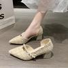 Women Pumps Pointed Toe High Heels Single Shoes for Woman New Elegant Dress Shoes Shallow Wedding Shoes Ladies Office Party Shoe