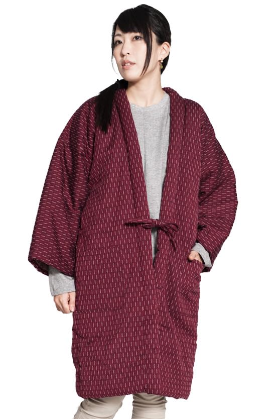 

Kurume Long Made in Large Tanzen Boat [ROCCA] Женские Hanten, Ori, Hanten, Rokka, длинные, теплые, Kurume, Japan, Hanten, Размер, Стильное, Hanten, нижнее белье,