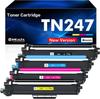 4-Pack Tn-243Cmyk Mfc-L3750Cdw Tn247 Toner Compatible For Brother Dcp-L3550Cdw Tn243 Multipack Hl-L3210Cw Mfc-L3770Cdw Hl-L3230Cd