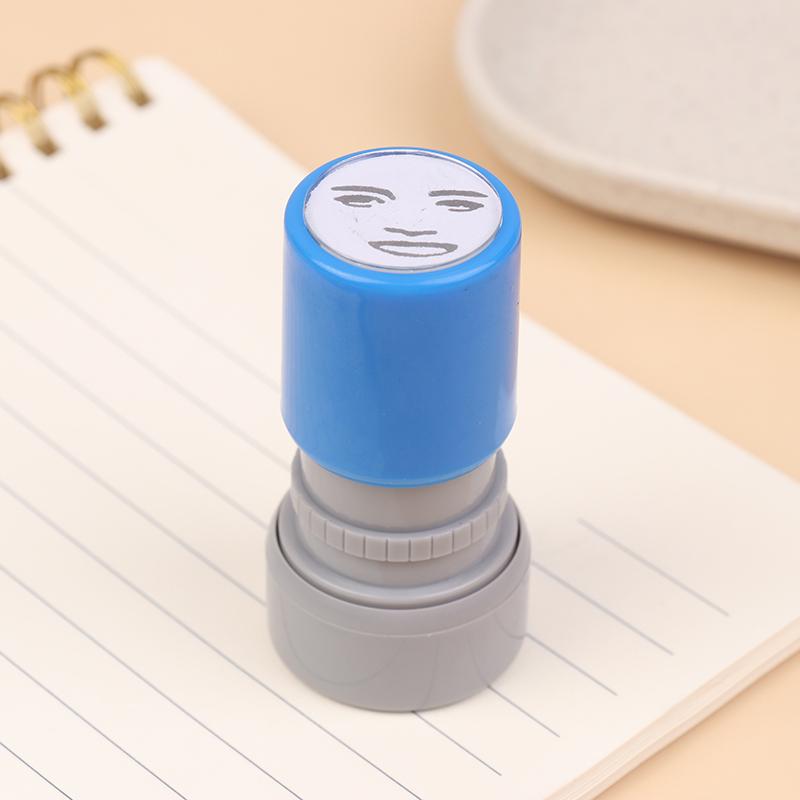 Personagens de Desenho Animado Divertidos Expressões Selo Positivo Tipo Prensa Carimbos de Planejador Kpop Anime Ação Carimbo de Tinta Presente para Fãs