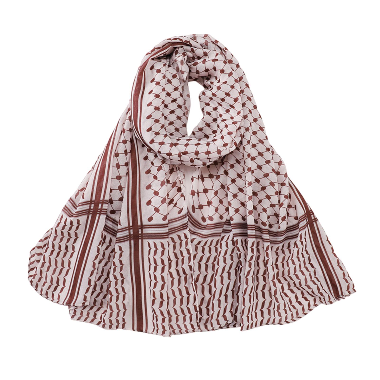 

Middle East Woman Kerchief Arab Scarf Outdoor Breathable Turbans Multi Purpose Headscarf Cycling Dustproof Kerchief B